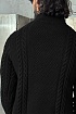 Мужской свитер чёрного цвета Kiton