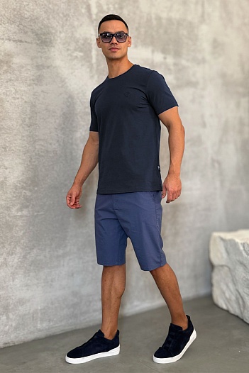 Мужская футболка Emporio Armani 7 цвета индиго   