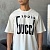 Оверсайз футболка Gucci 1921 logo - Beige