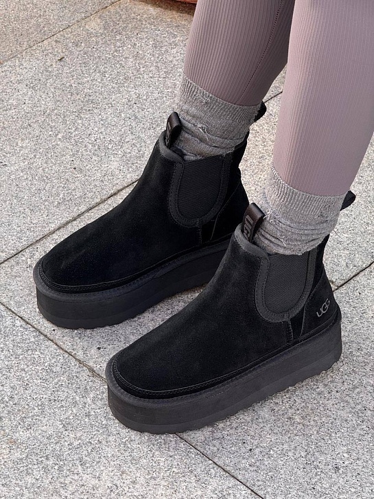Женские ботинки UGG Neumel Platform - Black