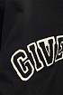 Синяя оверсайз футболка Givenchy college logo-embroidered