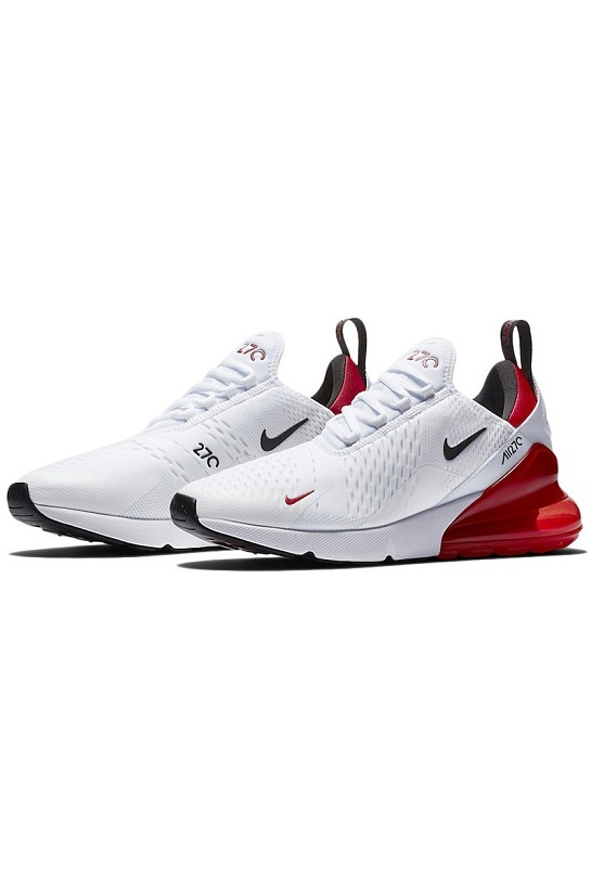 Кроссовки Nike Air Max 270 - White / Red