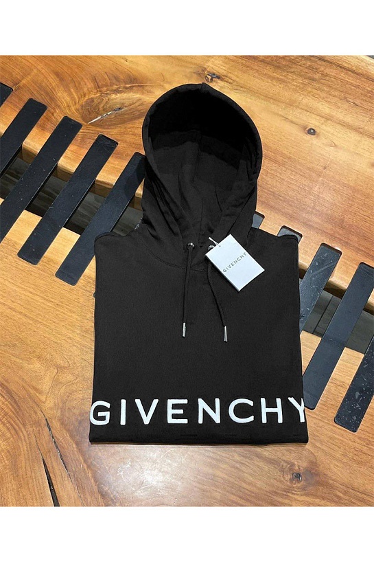 Мужское худи Givenchy logo-embroidered - Black