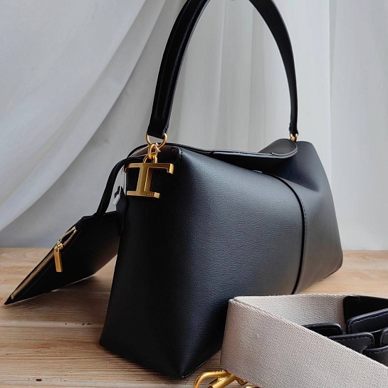 Женская сумка Tod's 33x16 см - Black
