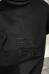 Зелёная оверсайз футболка Givenchy embossed logo