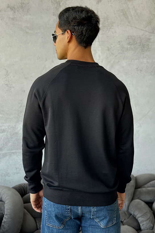 Чёрный свитшот Casablanca Orbite Autour De l'Orange