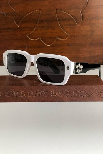 Солнцезащитные очки Chrome Hearts square-frame - White   