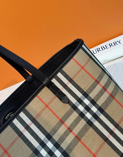 Кожаная сумка Burberry Medium Reversible Bloomsbury ​premium 37,5x17x30 см   