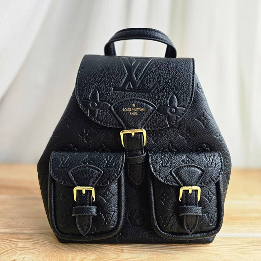 Кожаный рюкзак Louis Vuitton Monogram Empreinte 22x22 - Black   
