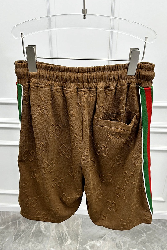 Мужские шорты Gucci GG Monogram - Brown