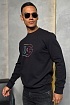 Чёрный мужской свитшот Dolce&Gabbana multicolor logo