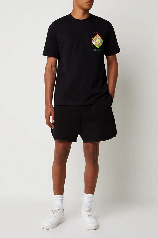 Футболка чёрного цвета Casablanca Les Elements