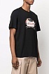 Чёрная оверсайз футболка MSGM Crab-print