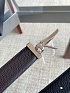 Двусторонний кожаный ремень Prada premium