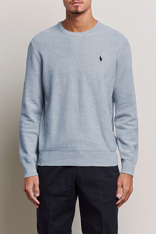Мужской джемпер Polo Ralph Lauren pony-embroidered - Blue