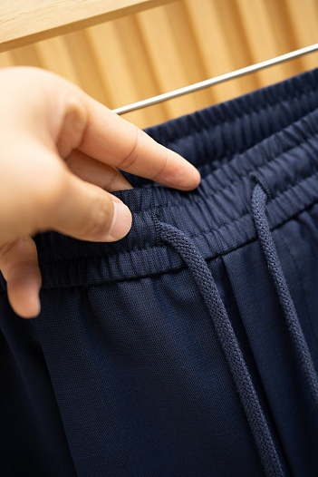 Мужские штаны синего цвета Kiton Premium   