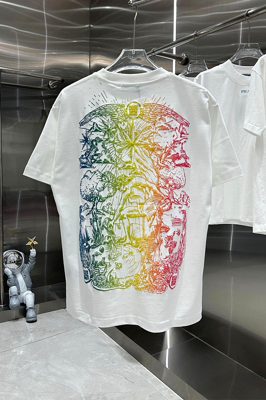 Белая оверсайз футболка Givenchy Premium