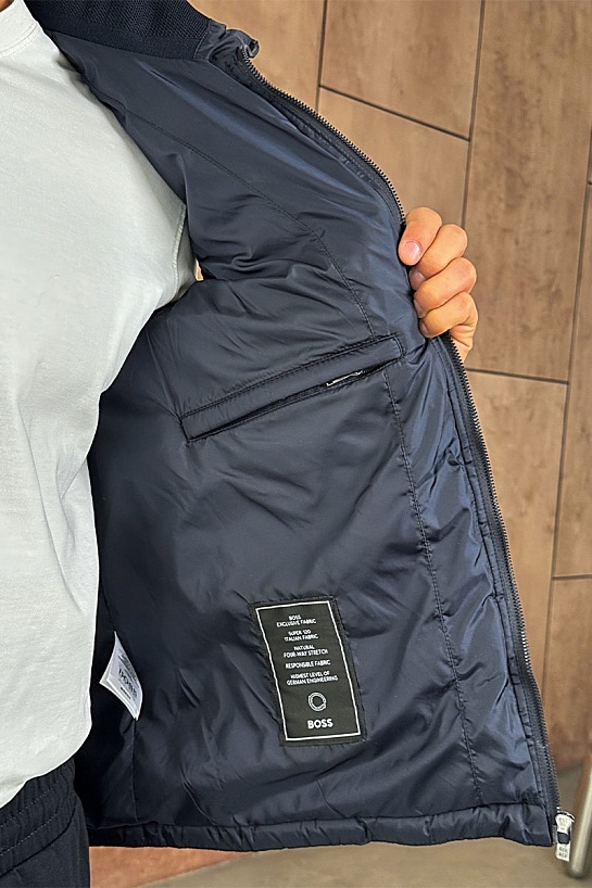 Мужской синий жилет Hugo Boss