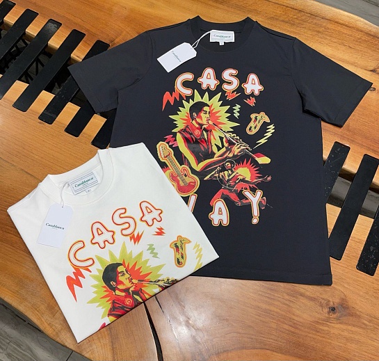 Футболка цвета антрацит Casablanca Music For The People