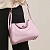 Женская кожаная сумка Hermes Lindy Premium 26x18x13 см - Pink