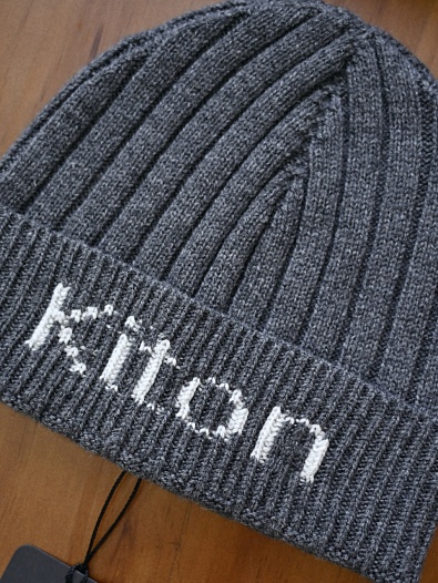 Кашемировая шапка Kiton premium - Grey   