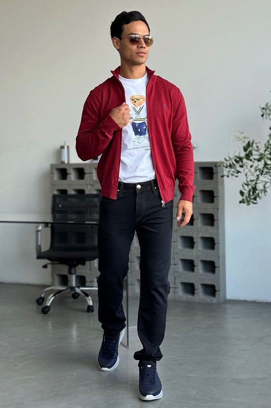 Мужская кофта Роlо Ralрh Lаurеn pony-embroidered - Red