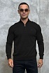 Мужская кофта Loro Piana zip neck - Black