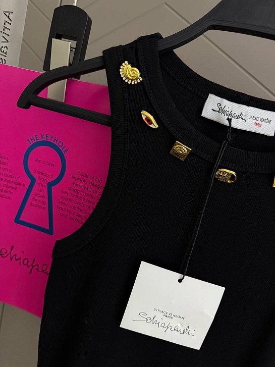 Женская майка Schiaparelli premium - Black