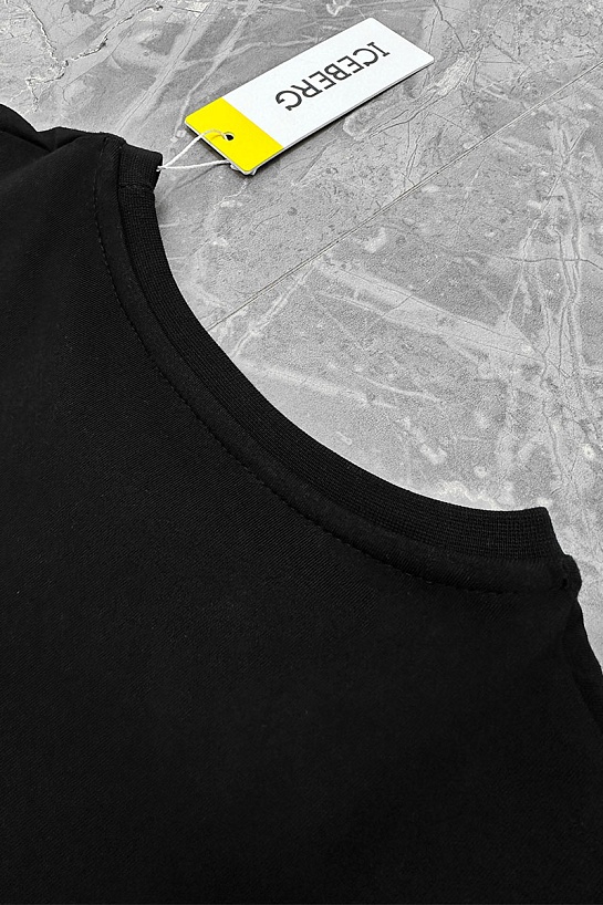 Чёрная футболка Iceberg Mickey Mouse