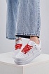 Кроссовки Supreme x Nike Air Force 1 - White / Red