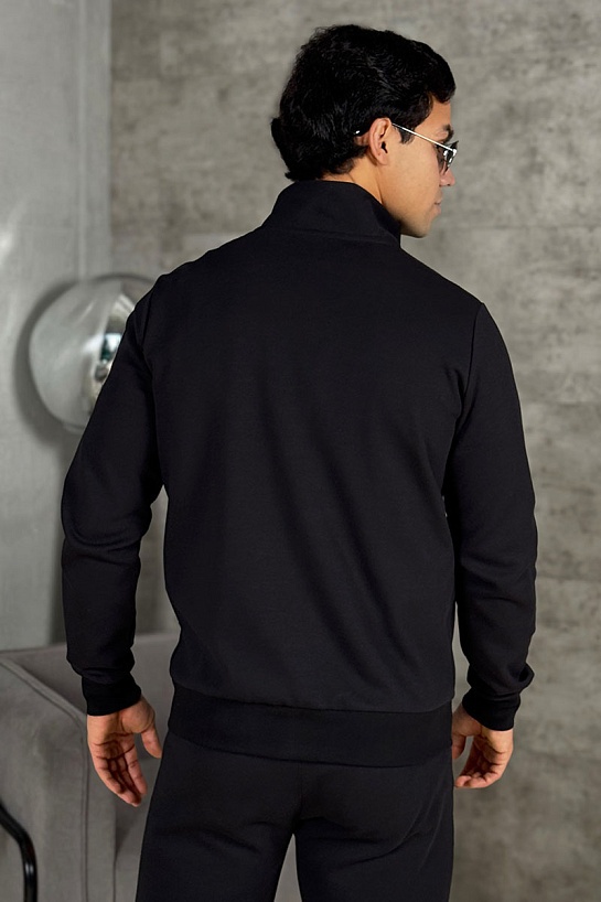 Кофта на молнии Armani Exchange logo-embroidered