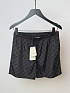 Мужские чёрные шорты Gucci GG Jacquard