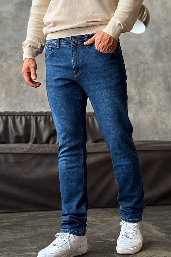 Мужские тёмно-синие джинсы Tommy Hilfiger Slim   