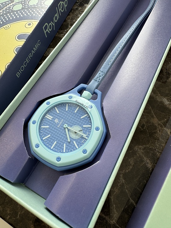 Часы Audemars Piguet × Swatch Royal Pop Lan Ba premium 