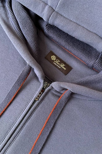 Спортивный костюм Loro Piana Premium signature logo - Grey   