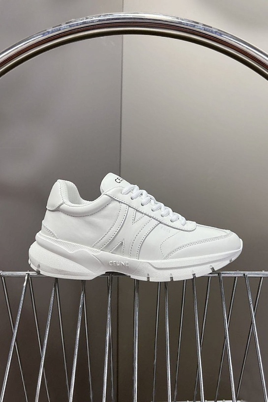 Женские белые кроссовки Celine