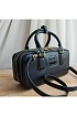 Кожаная сумка MIU MIU Arcadie 23x14 см - Black