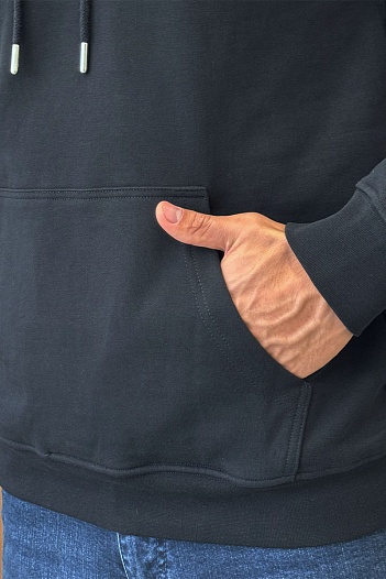 Мужское чёрное худи Givenchy Barbed Wire Flocked   