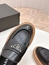 Женские кожаные лоферы Prada Premium - Black