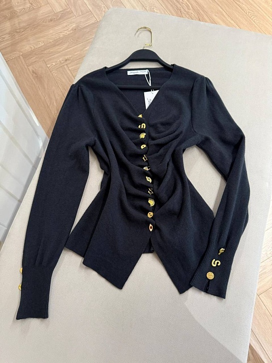 Женская кофта серого цвета Schiaparelli Premium