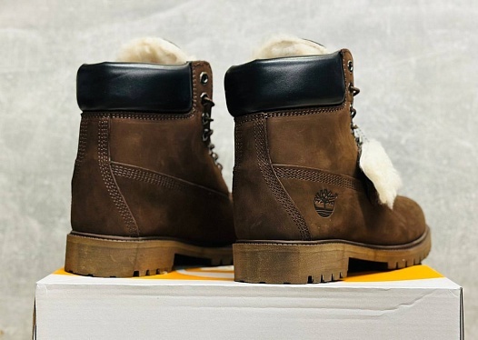 Зимние ботинки с мехом Timberland   