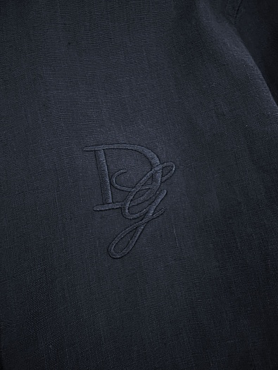 Льняная рубашка Dolce & Gabbana Premium - Navy   