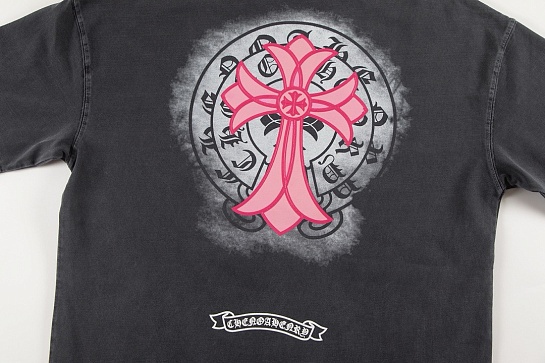 Серая оверсайз футболка Gothic logo