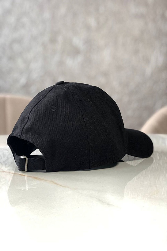 Мужская чёрная бейсболка Dolce&Gabbana logo plaque