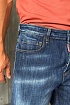 Синие джинсовые шорты Dsquared2 x OVO