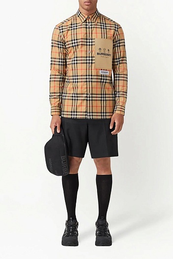 Бежевая рубашка Burberry Vintage Check   