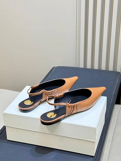 Женские кожаные мюли Yves Saint Laurent premium   
