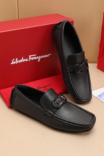 Мужские кожаные мокасины Salvatore Ferragamo   