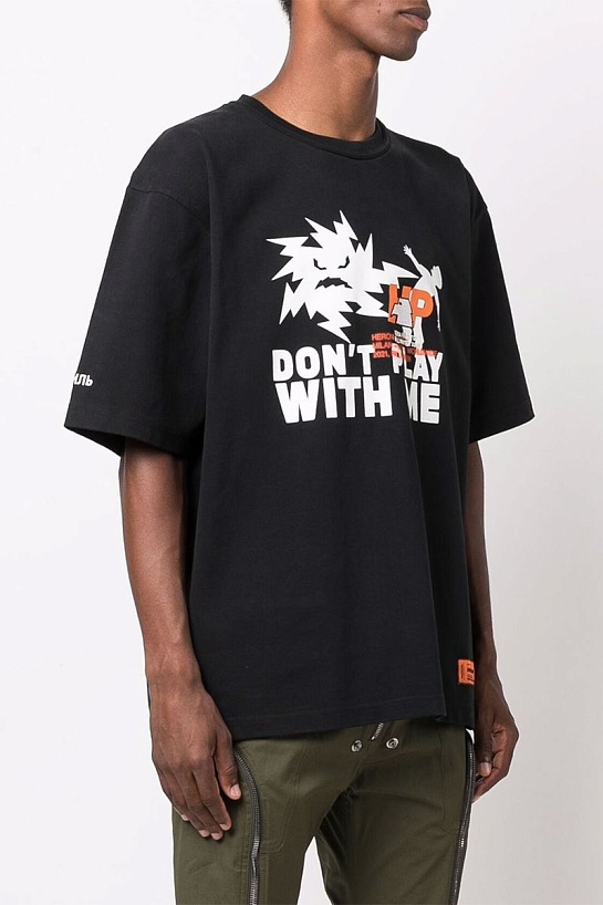 Оверсайз футболка Heron Preston "Don't Play With Me" Black