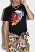 Футболка чёрного цвета Dsquared2 maple surf cool